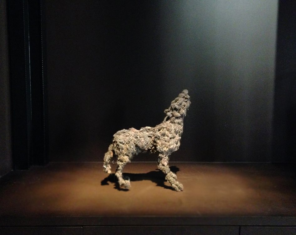 Lionel Sabatté, Petit Loup hurlant, Galerie Da End, Paris Lionel Sabatté, Petit Loup hurlant, Galerie Da End, Paris