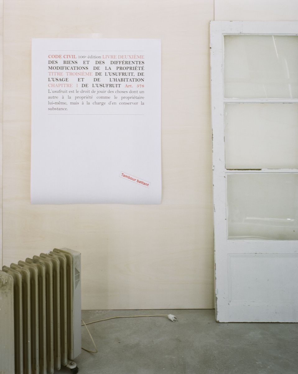 Patrick Bouchain, Tambour battant © galerie Salle Principale Patrick Bouchain, Tambour battant © galerie Salle Principale