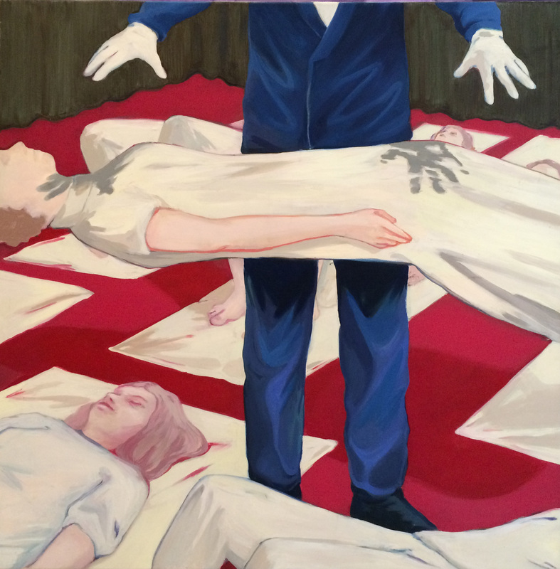 Lise Stoufflet, Cadabra, huile sur toile, 2014 Lise Stoufflet, Cadabra, huile sur toile, 2014