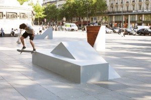 Nelson Pernisco, installation pour les Nuits de Paris 2015, Place de la République