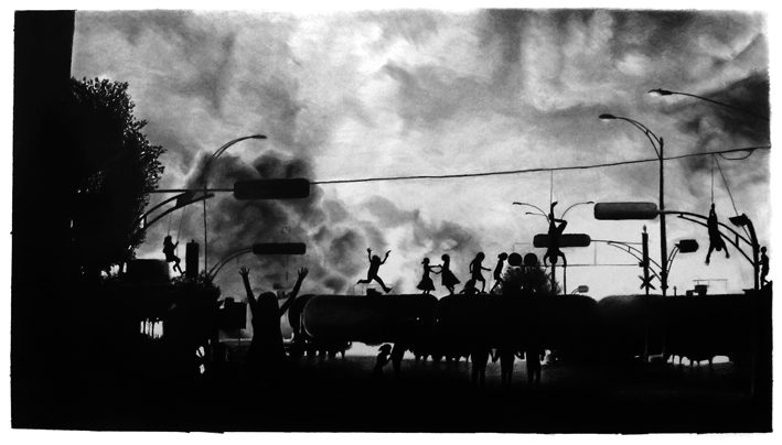 FOCUS/ Raphaël Tachdjian, dessins à la pierre noire et graphite