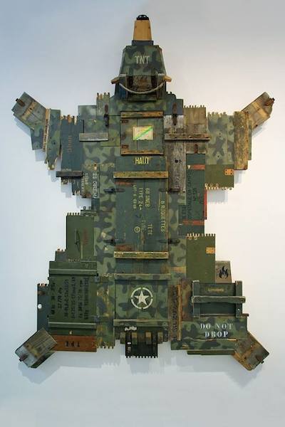 Dimitri Tsykalov, vue de l'exposition Skin, Galerie Rabouan Moussion, Paris