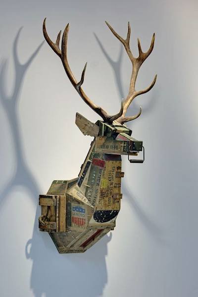 Dimitri Tsykalov, vue de l'exposition Skin, Galerie Rabouan Moussion, Paris