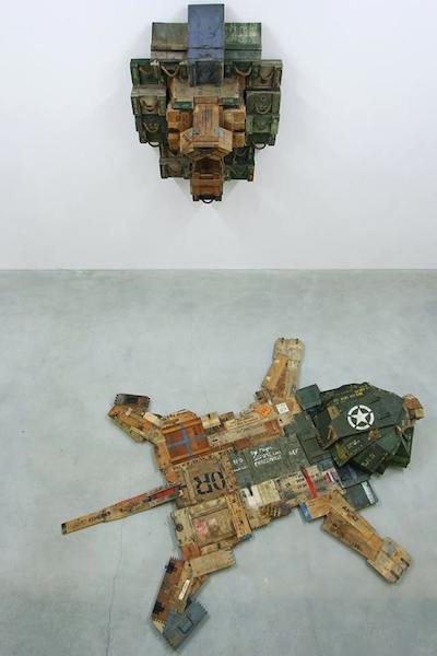 Dimitri Tsykalov, vue de l'exposition Skin, Galerie Rabouan Moussion, Paris