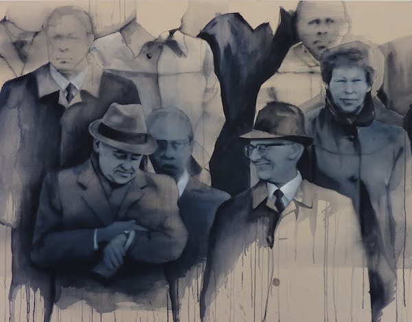 Giulia Andreani, Les histoires d'amour finissent mal en général, 2011, acrylique sur toile, 146 x 114 cm , Courtesy artiste