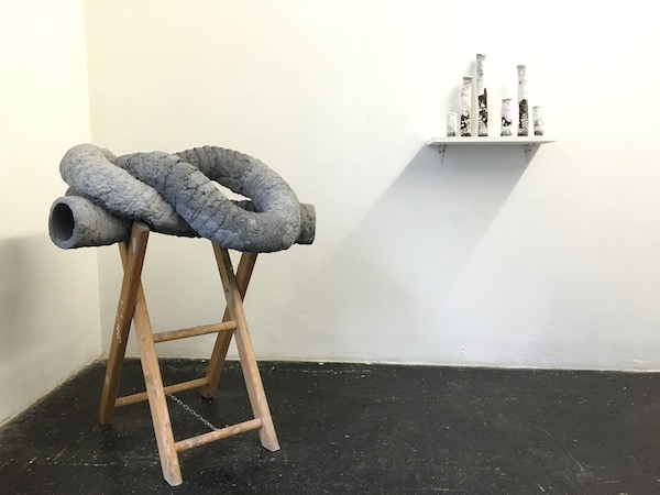 Laurent Le Deunff, Un long noeud de trompes (partie III), 2013, Exposition Polder II, Glassbox Paris