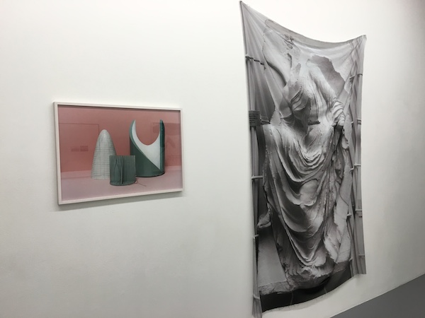 Lena Amuat & Zoë Meyer, vue d'exposition #2. Long distance communication, galerie Marine Veilleux