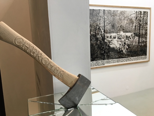 Léo Dorfner, Vue de l'exposition personnelle Chercher/Détruire, Galerie ALB Paris