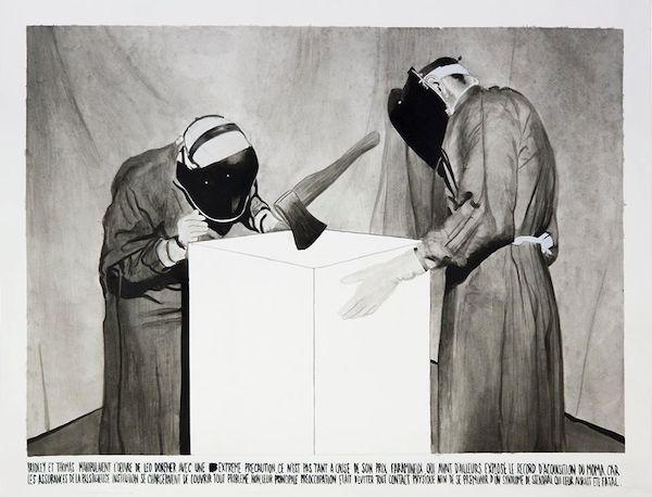 Léo Dorfner, Vue de l'exposition personnelle Chercher/Détruire, Galerie ALB Paris