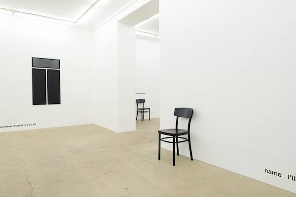 Muriel Leray, vue d'exposition Obscène, galerie Escougnou-Cetraro