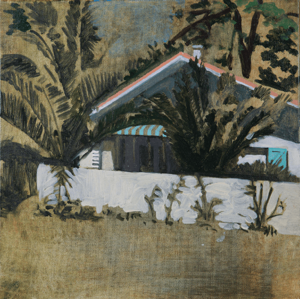 Yann Lacroix, sans titre, 2o15, huile sur toile 30 x 30 cm