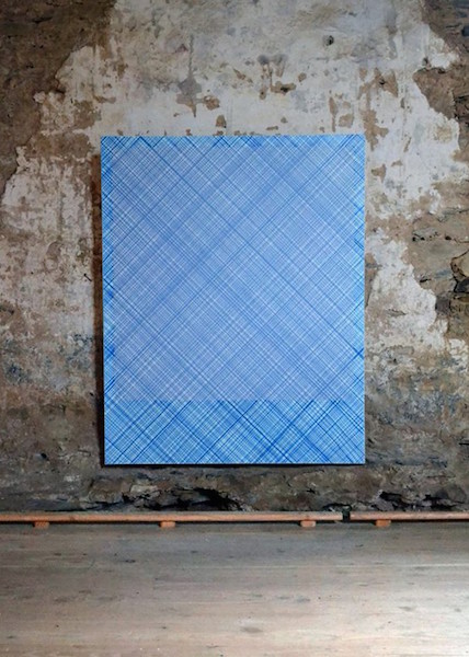 Marine Provost, Fantôme n°7, 120×150 cm, peinture acrylique et digigraphie sur châssis toilé, 2013.