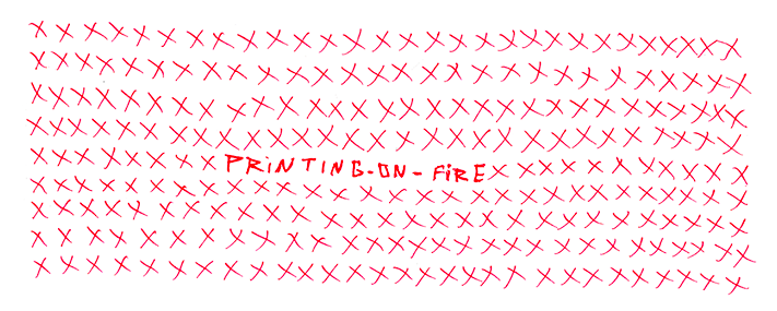 Point Contemporain partenaire de PRINTING ON FIRE