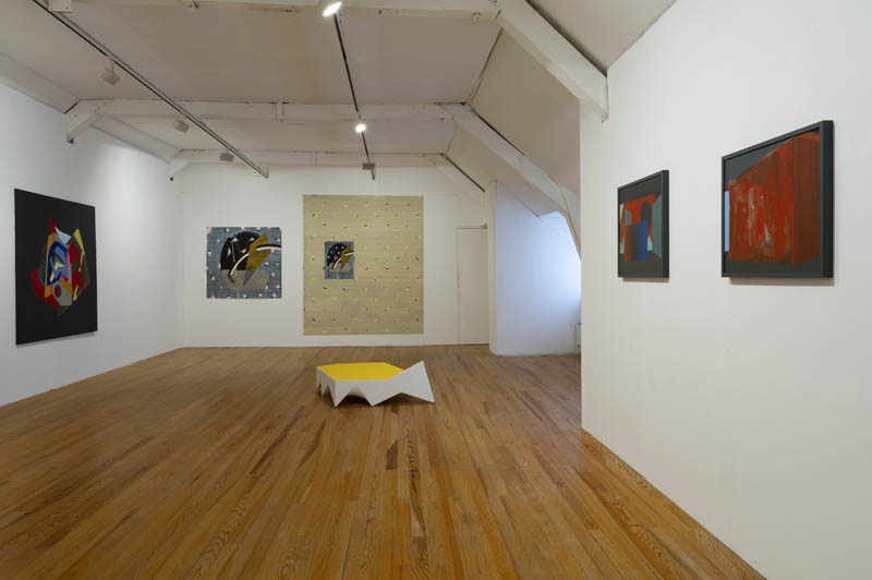 Oeuvres de du Chéné, Trouche (x2), Griet, Eon (x2). Photo Marc Domage.