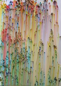 Waterfalls 100x 70cm 2016 Lavis d'encre sur papier