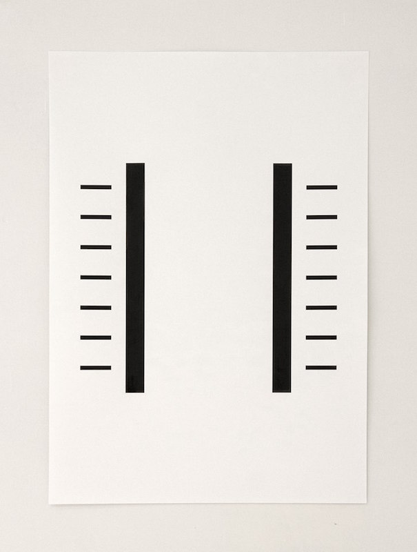 YIA ART FAIR #07 (Paris, Le Carreau du Temple). Vera Molnar, Sigma, Acrylic on Canvas, 80 x 80 cm, 1965 -2013. (Courtesy Galerie DAM, Berlin)