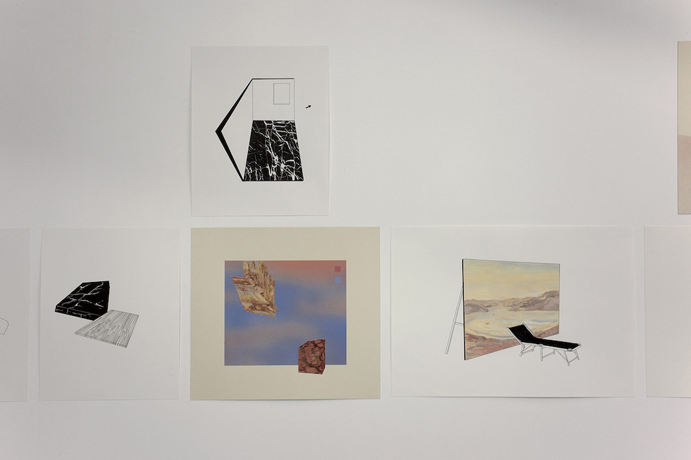 Vue d'exposition La condition Géographique, le Lieu minuscule, Reims