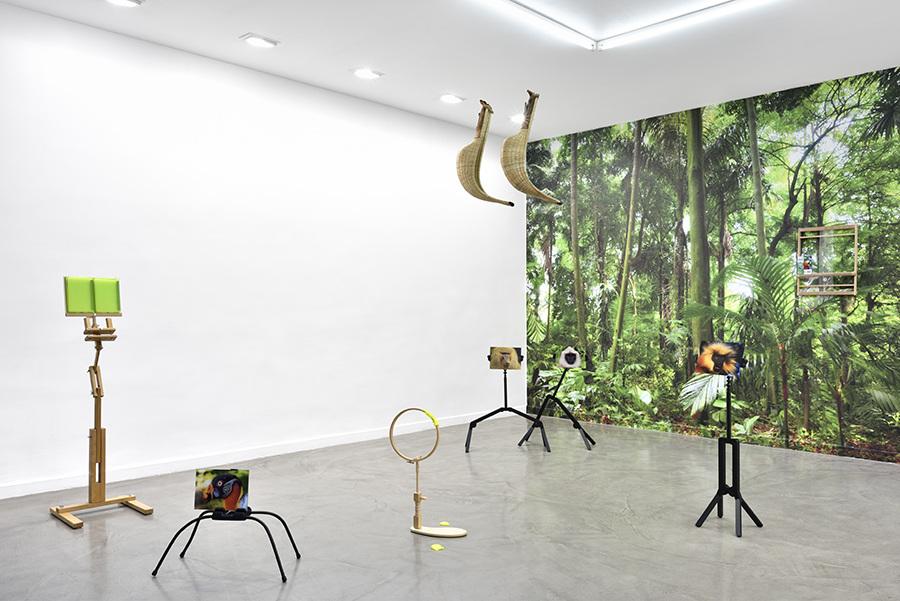 Vue de l'exposition personnelle d'Annabelle Arlie - Galerie Derouillon Paris. Photo : Rebecca Fanuele