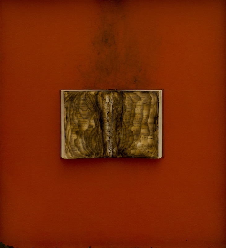 Bernard Aubertin, Livre brûlé, 1974 -ABC ARTE