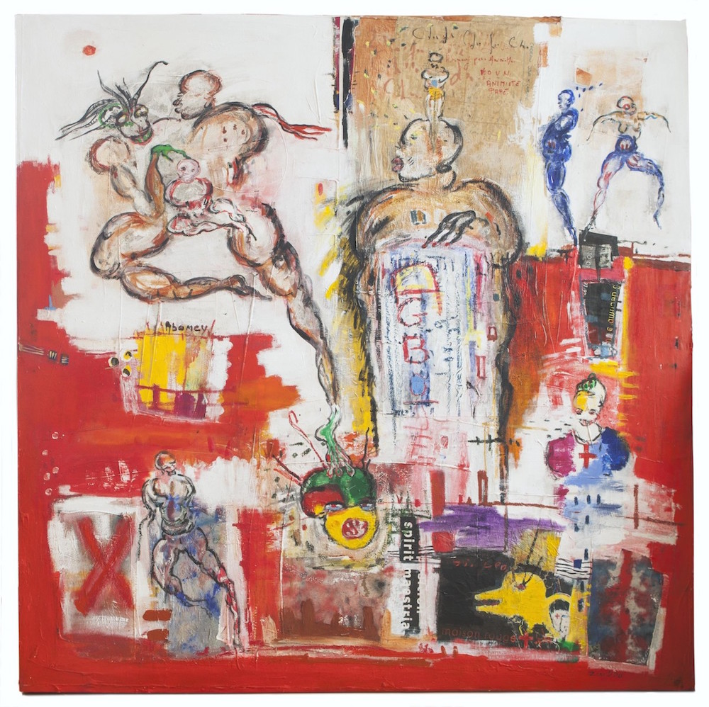 Dominique Zinkpe, Abomey, 2014 -Galerie Vallois Paris