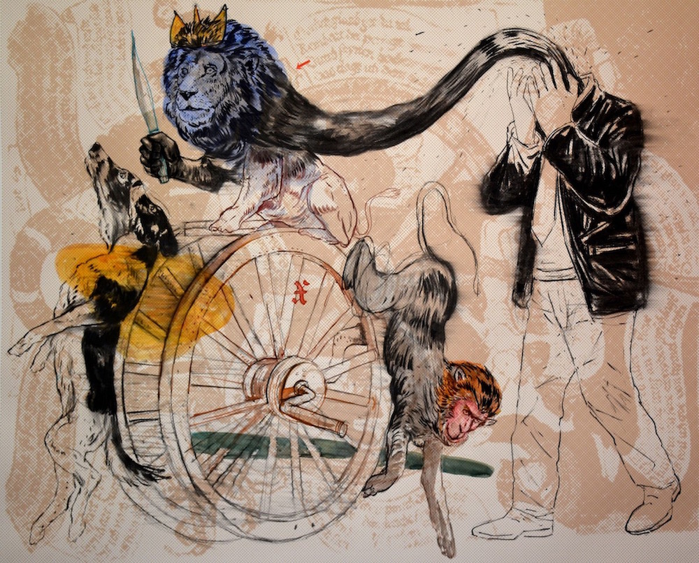 Mohamed Lekleti, Les volonteés souveraines, 2016. Dupré & Dupré Gallery