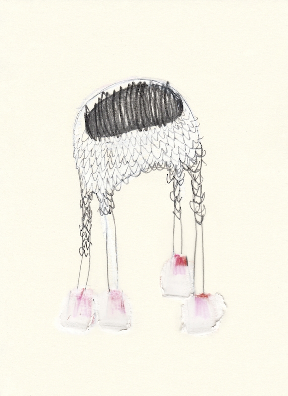 Delphine Pouillé, Sans titre, dessin, 2017.