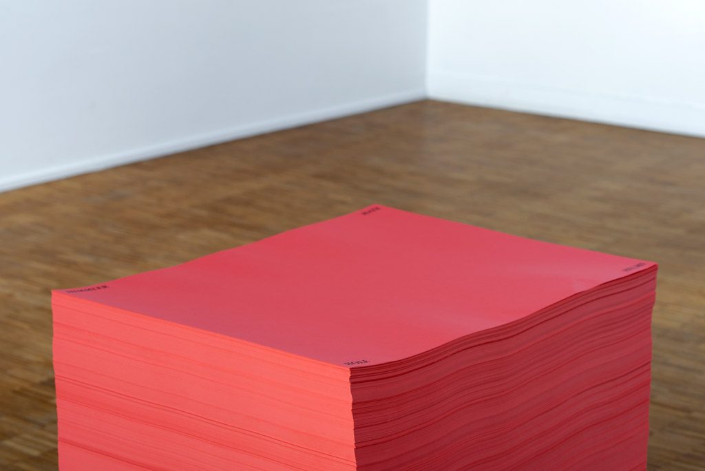 Untitled (Himmler, Hate, Hole, Helms), 1990 © The Felix Gonzalez-Torres Foundation/ Cnap/ photo: Aurélien Mole