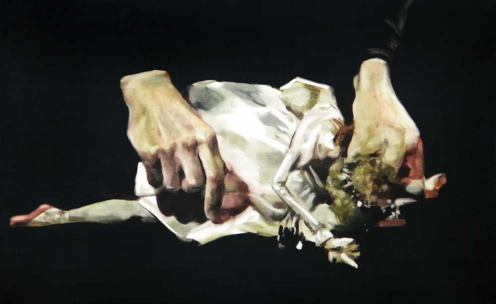 Fantôme, 2016 oil on board 50 x 80 cm Post Scriptum series © Dávila