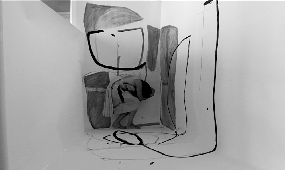 Caroline Denervaud, extrait vidéo Chambre, 2017 © Moving Art