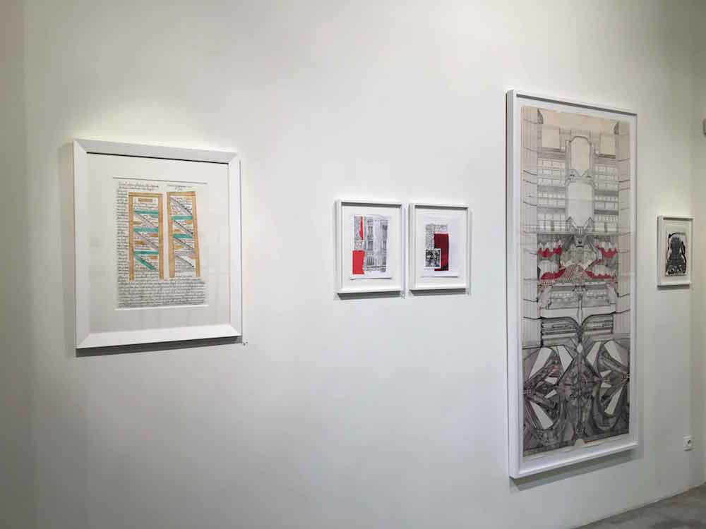 Vue de l'exposition Hétérotopies – architectures habitées, Galerie Christian Berst art brut Paris. Photo Point contemporain