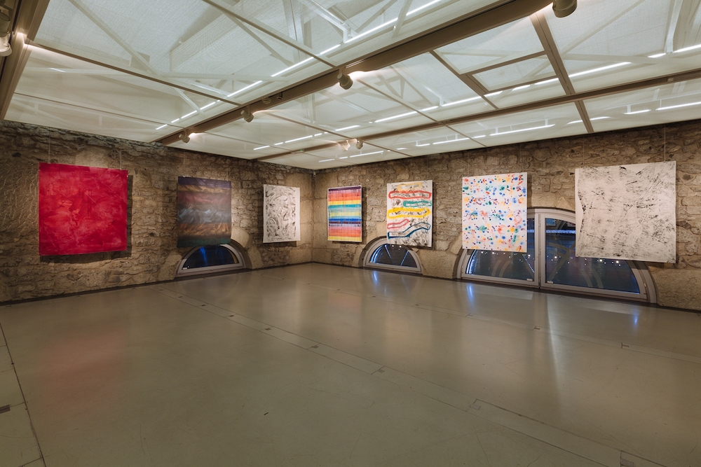 Melody Raulin, vue de l'exposition personnelle Suspensions, Cité du Temps, Genève. Photo Samuel Rubio
