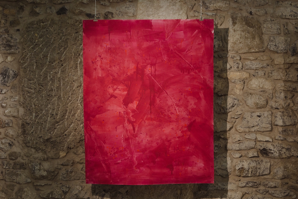 Melody Raulin, vue de l'exposition personnelle Suspensions, Cité du Temps, Genève. Photo Samuel Rubio