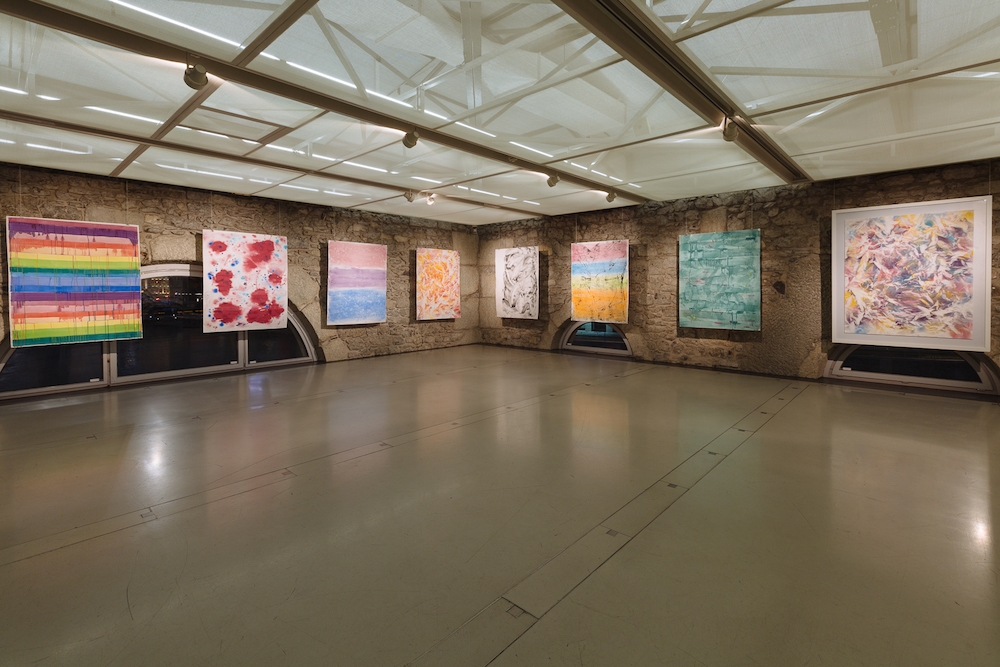 Melody Raulin, vue de l'exposition personnelle Suspensions, Cité du Temps, Genève. Photo Samuel Rubio