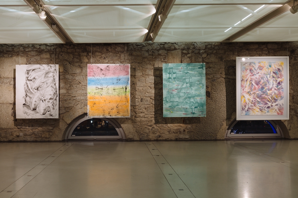 Melody Raulin, vue de l'exposition personnelle Suspensions, Cité du Temps, Genève. Photo Samuel Rubio
