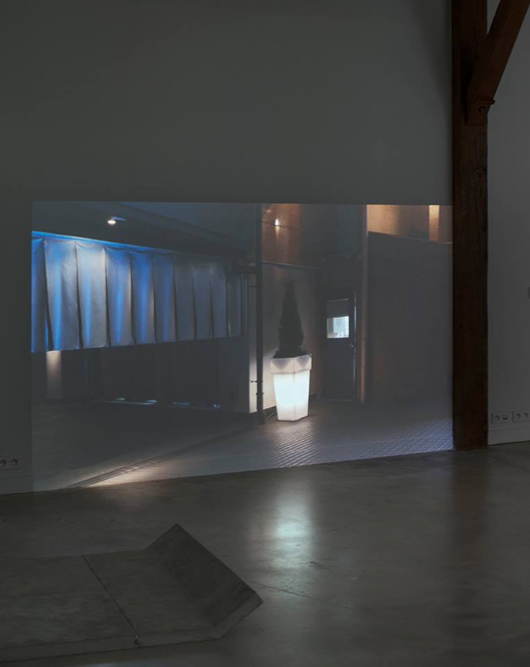 Vue de l'exposition Claire Chassot & Chloé Op de Beeck – Along the slow diagonal line – Shuttle 19 – Paris