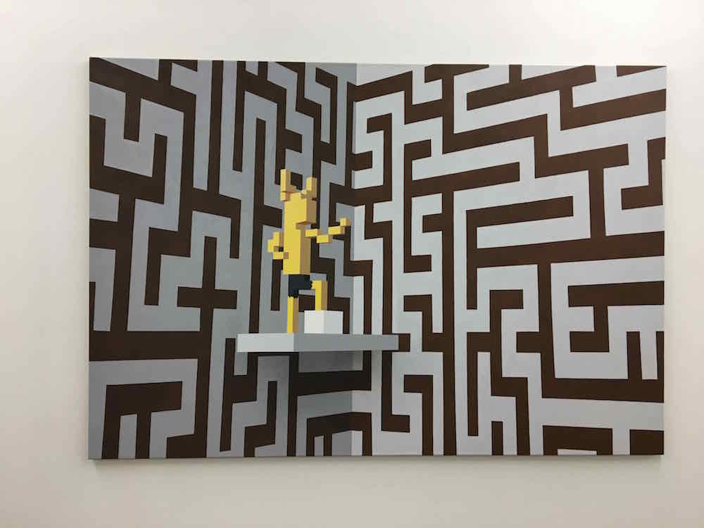 Sépànd Danesh, vue d'exposition HUBTOPIA – Backslash – PARIS. Photo : Point contemporain