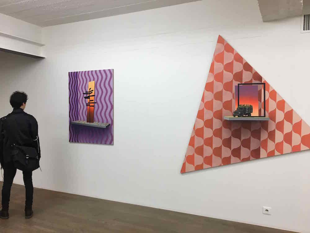 Sépànd Danesh, vue d'exposition HUBTOPIA – Backslash – PARIS. Photo : Point contemporain