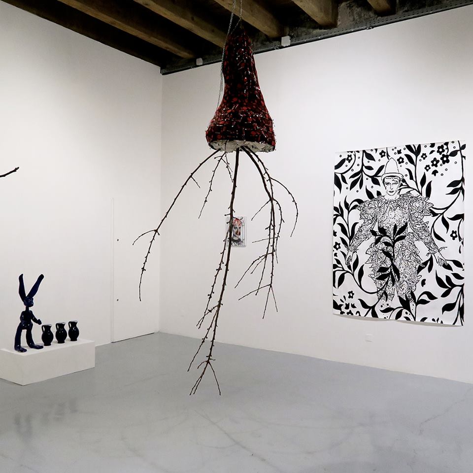 Denis Brun, vue de l'exposition How Creep Is Your Love, du 15 février au 14 avril 2018, Vidéochroniques, Marseille. Photo Denis Brun