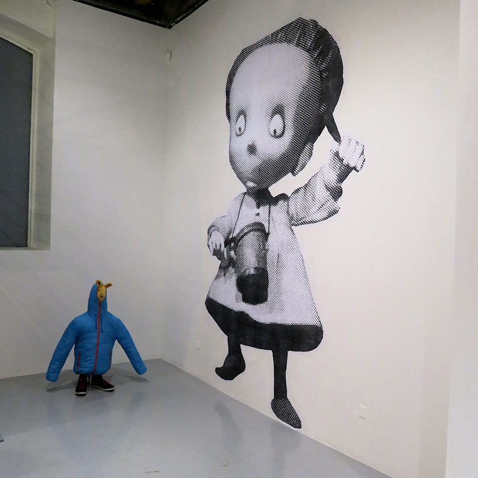 Denis Brun, vue de l'exposition How Creep Is Your Love, du 15 février au 14 avril 2018, Vidéochroniques, Marseille. Photo Denis Brun