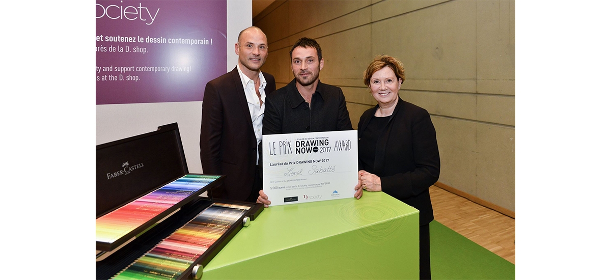 [FLASH ACTU] LIONEL SABATTÉ, LAURÉAT DU PRIX DRAWING NOW 2017