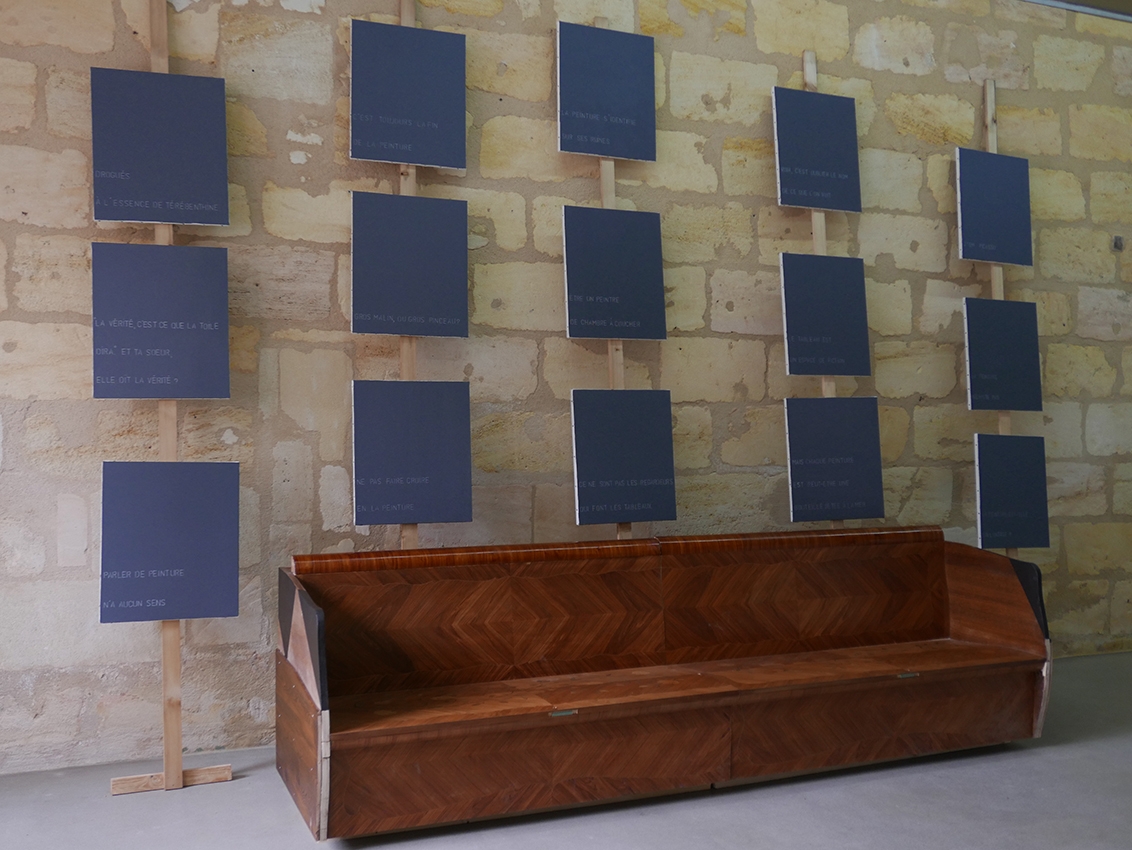 Mirsad Jazic, Emmanuel Ballange, vue de l'exposition Grand Salon, Rezdechaussee Bordeaux. Courtesy artistes