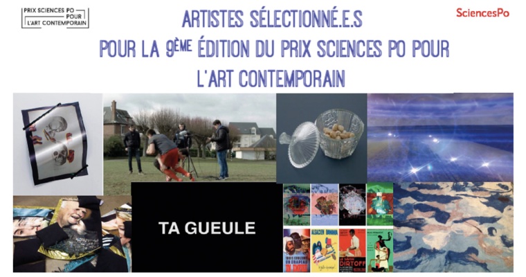 [FLASH ACTU] Artistes sélectionné.e.s pour la 9ème édition du Prix sciences Po pour l’art contemporain