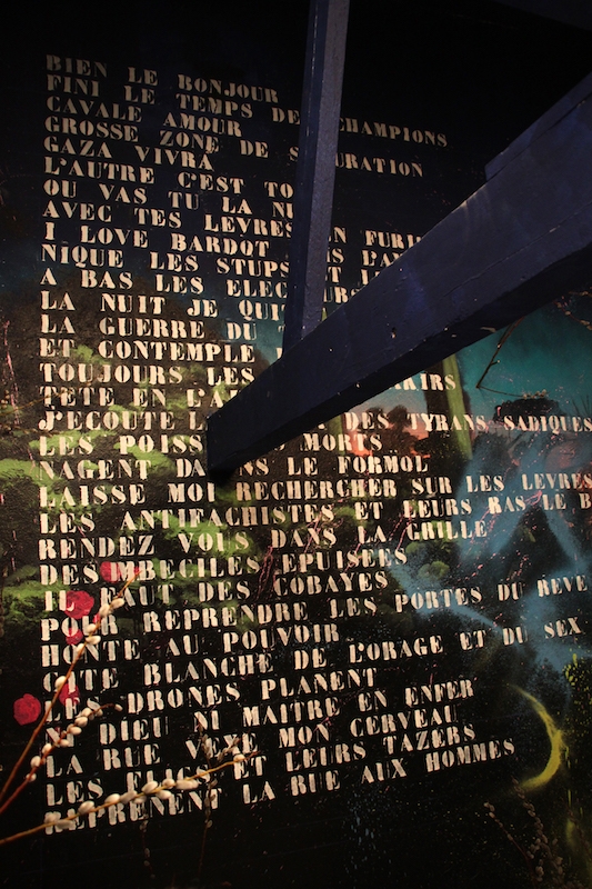 Wolf Cuyvers, Un Sultan insultant, Mutatio, Artist-run space, Nantes. Photo : Jean-Baptiste Janisset