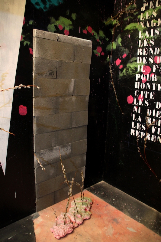 Wolf Cuyvers, Un Sultan insultant, Mutatio, Artist-run space, Nantes. Photo : Jean-Baptiste Janisset