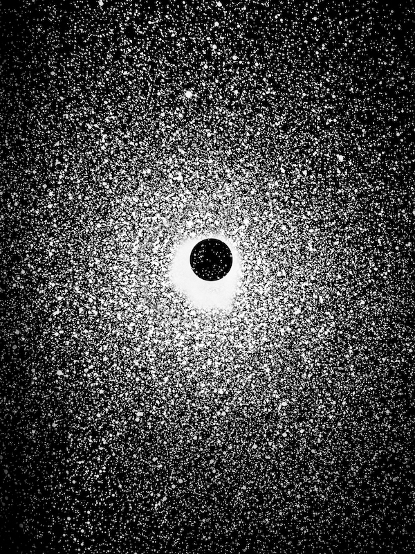 Sandrine Elberg, Galaxy, 2017. Photographie jet d'encre sur aluminium, 18x24cm
