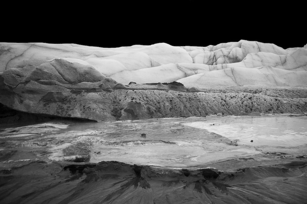 Sandrine Elberg, Territoire de glace. Photographie jet d'encre sur papier, 60x80cm