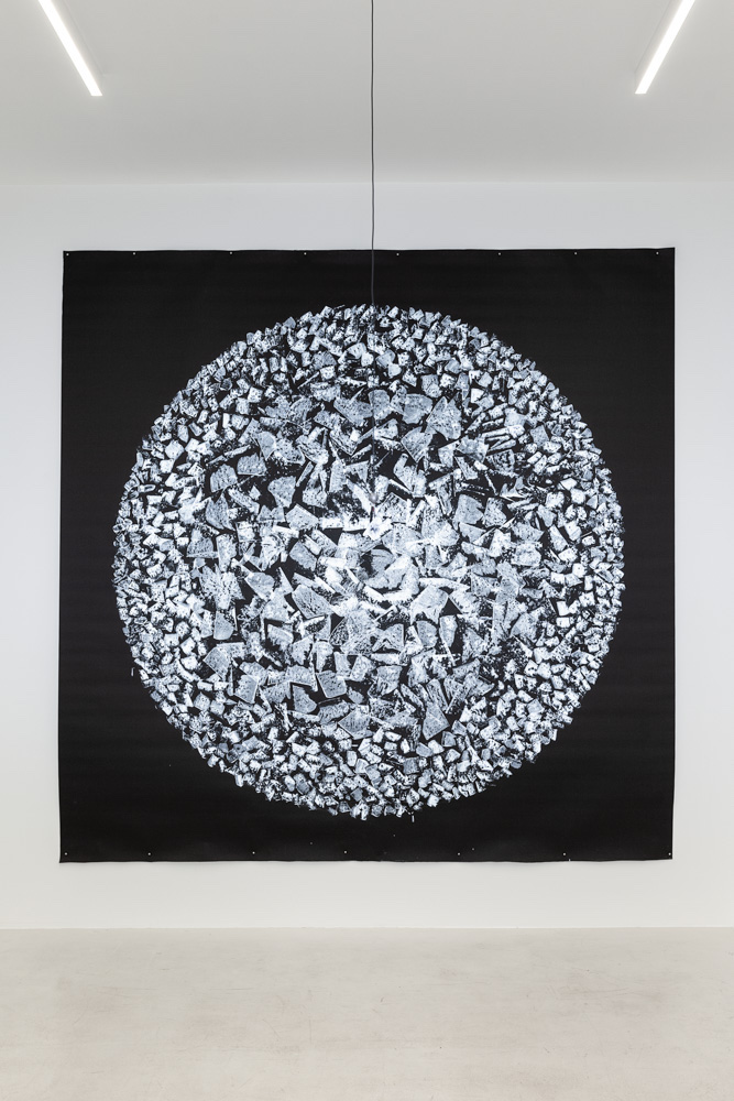 Vue de l'exposition Collettiva 5 + 5, galerie Italienne, Paris. Photo Paul Nicoué