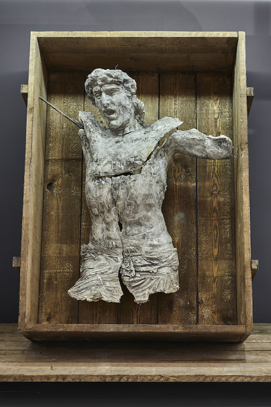 Vue de l'exposition Ugo Schiavi, Rudus, Ruderis. Double V gallery Marseille. Photo © Jc Lett