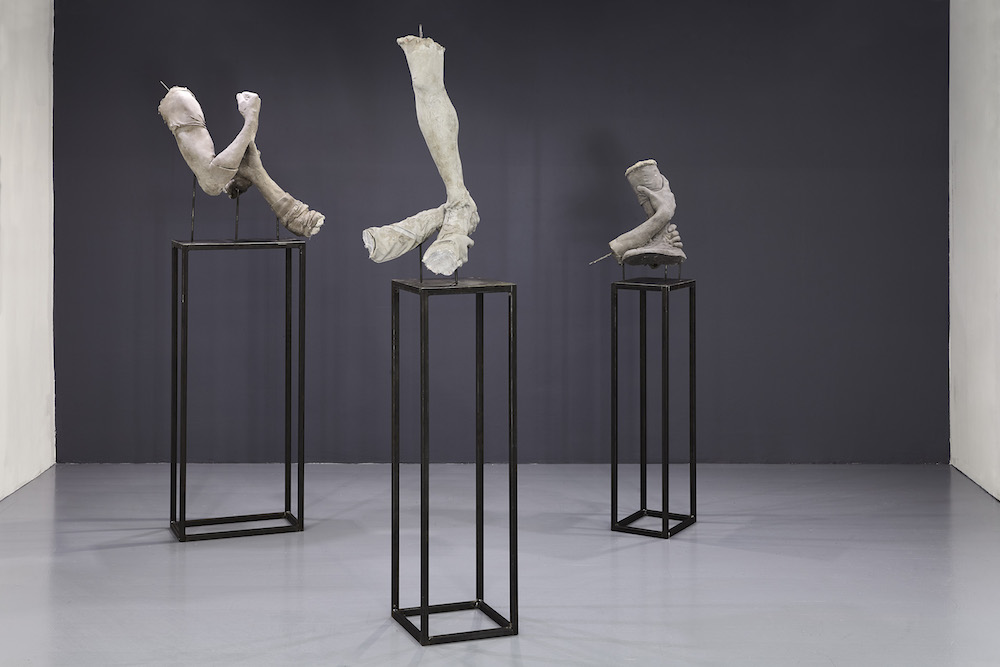Vue de l'exposition Ugo Schiavi, Rudus, Ruderis. Double V gallery Marseille. Photo © Jc Lett
