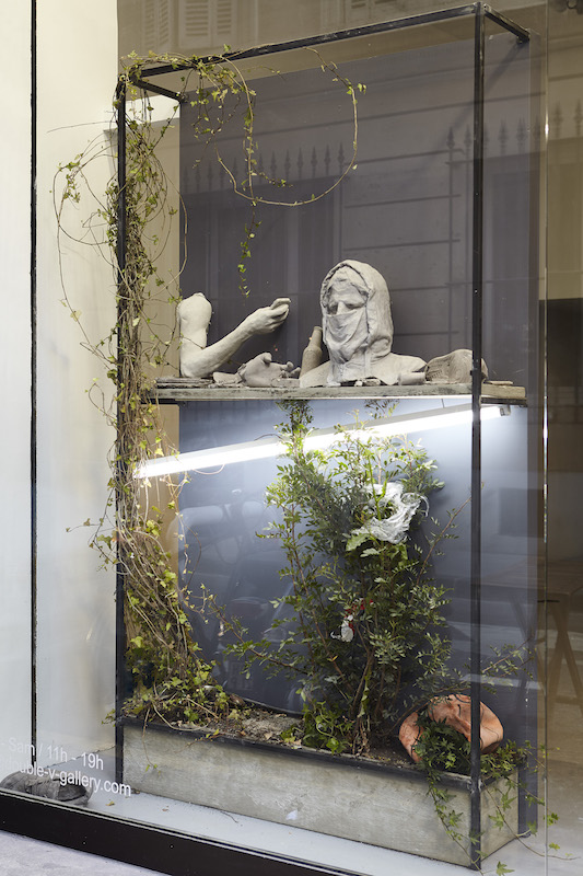Vue de l'exposition Ugo Schiavi, Rudus, Ruderis. Double V gallery Marseille. Photo © Jc Lett